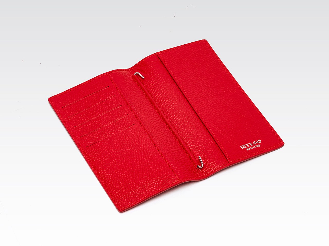 Agenda In Pelle Grande Rosso Pelletteria accessori