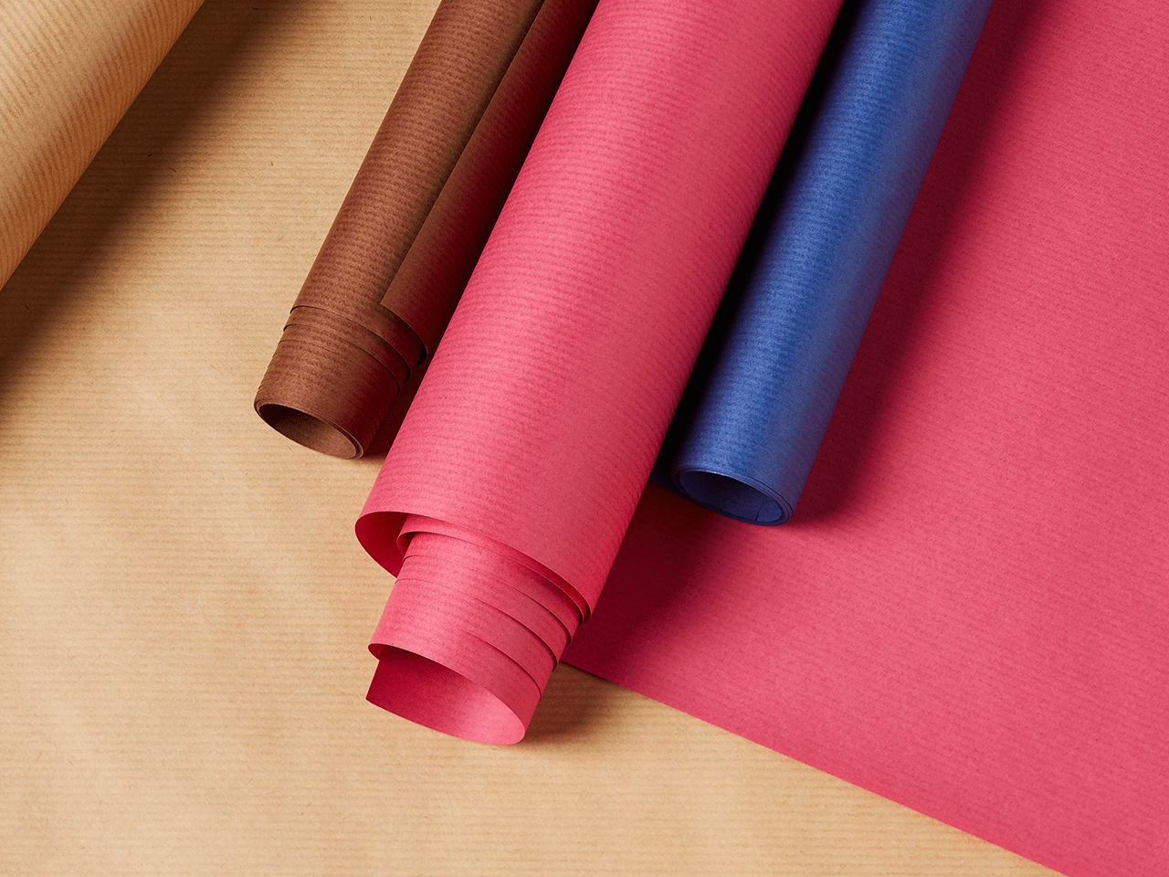 Kraft Coloured Paper, ribbed paper for games, collages, packaging,  compositions