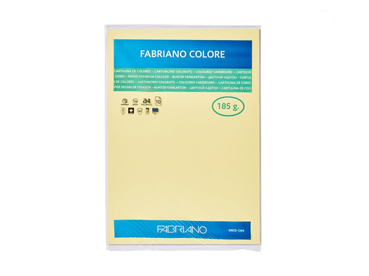 Fabriano Colore 185 gr,cartoncini colorati,grammatura pesante