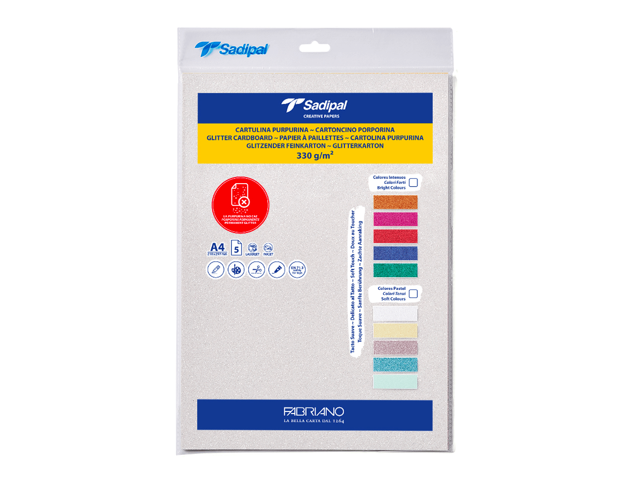 Papier cartonné 500 paillettes papier scintillant nacré pour l