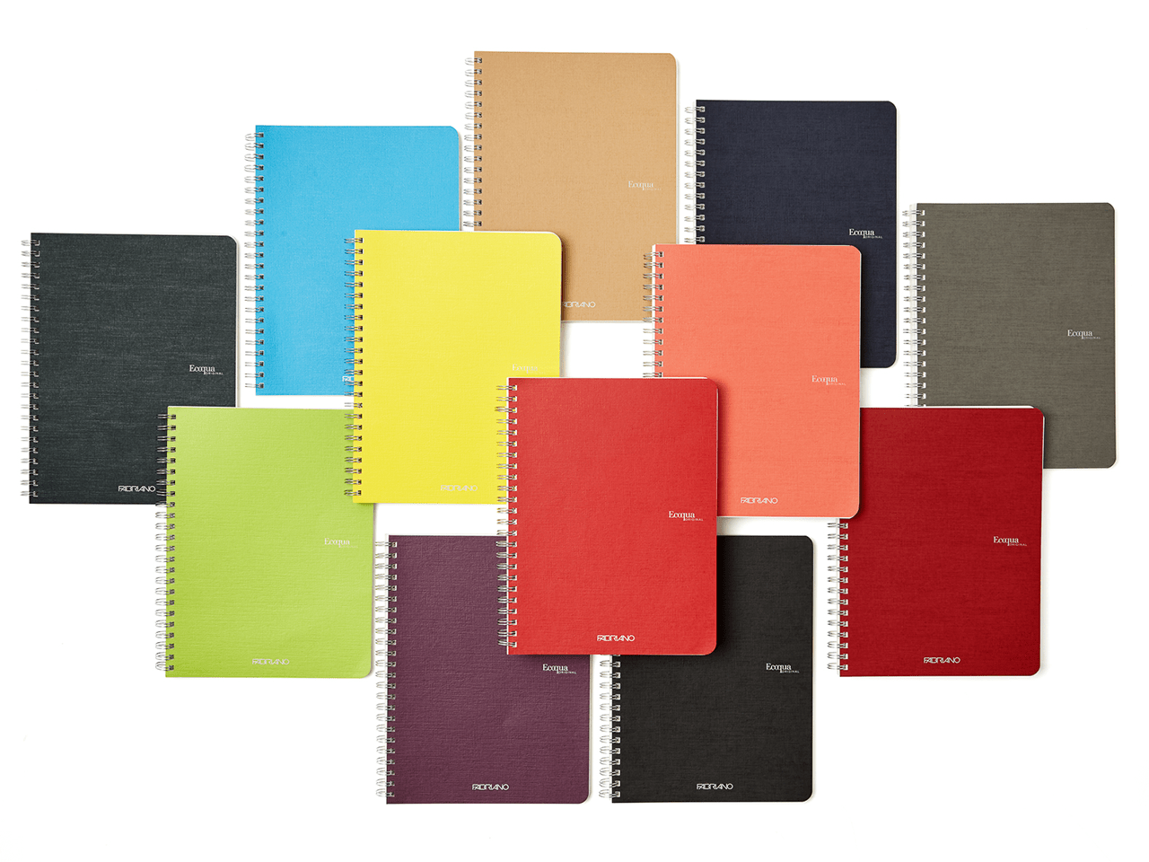 Ecoqua Original, notebook, staple/spiral bound, ivory paper