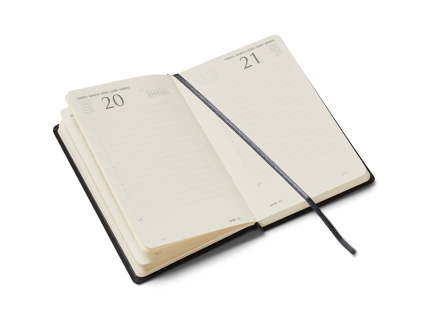 Ispira 2023, weekly/daily diary, planning, velvet cover