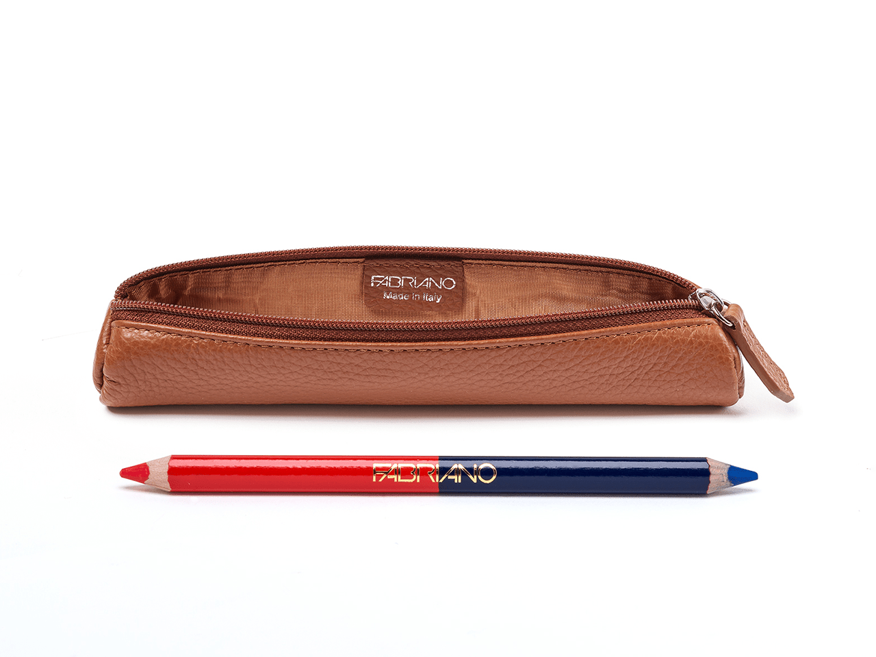 Tubo & Tubino Pencil Case, calf leather, pen case