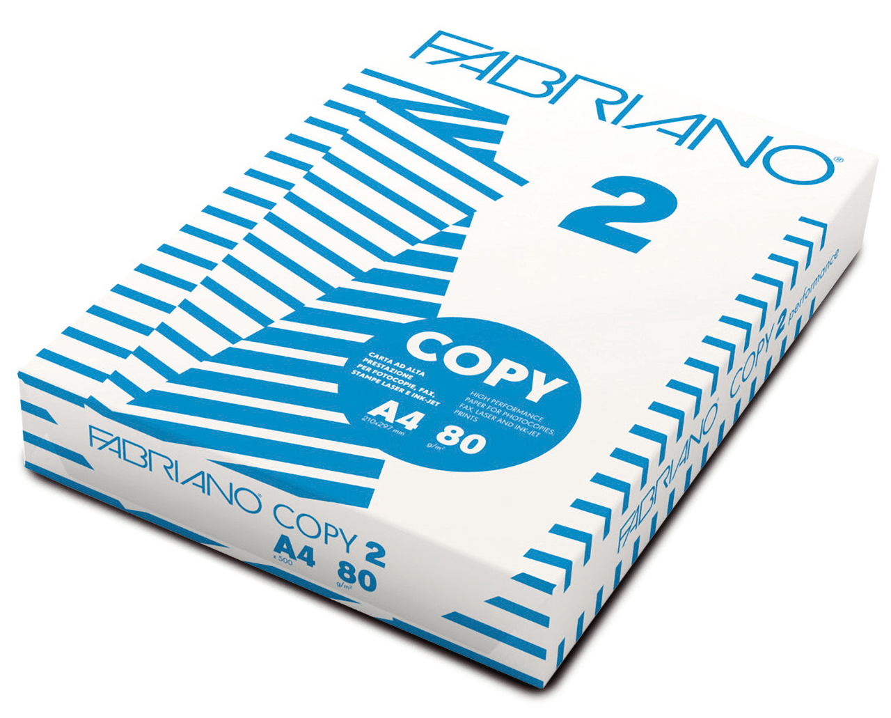 Carta A4 Fabriano Copy Life - riciclata - per stampanti e fotocopiatrici -  bianca - 80g/mq - conf. 5 risme - 48521297 - 8001348164951 - Euroffice