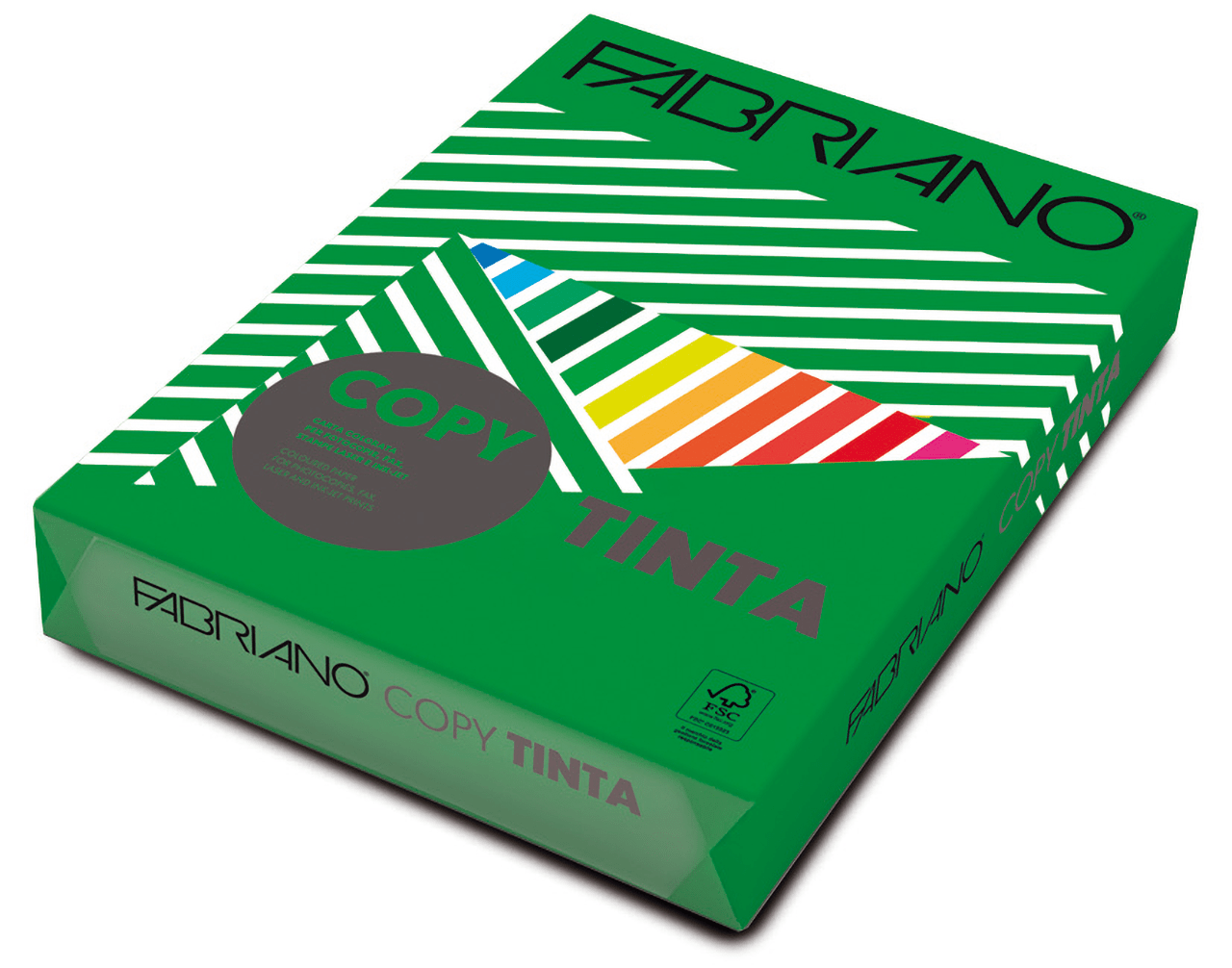 Carta Colorata Copy Tinta Fabriano A4 160 g 61616021 Verde Chiaro Tenue  8001348154105