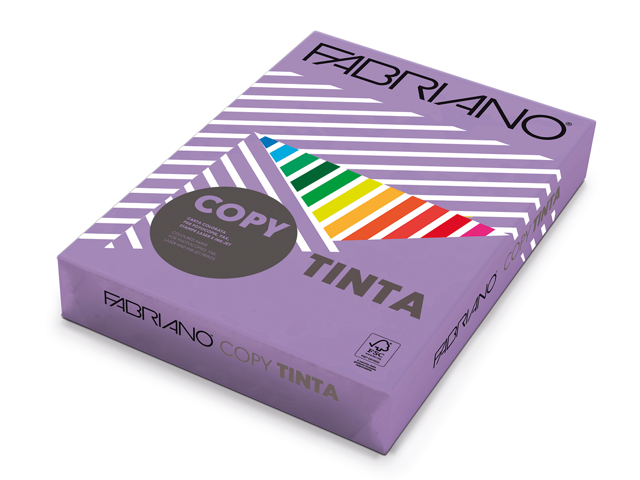 Carta Copy Tinta 80 Gr/mq Fabriano Multicolor A4 Mix 5 Colori Forti Risma  250 Fogli FABRIANO - 62621297