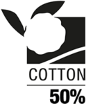 50% Cotton
