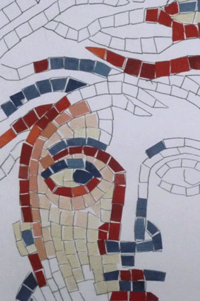 credits: Fase di realizzazione, dopo il disegno, la composizione